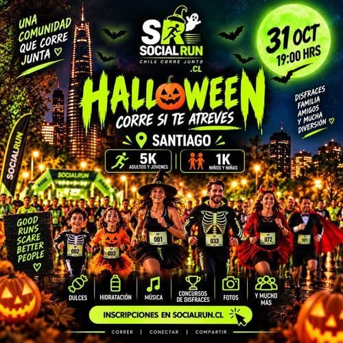 🎃 SOCIALRUN HALLOWEEN 2026 | SANTIAGO